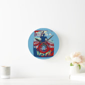 Verenigd in Hoop: Samen sterker - USA Art Print Ronde Klok (Huis)