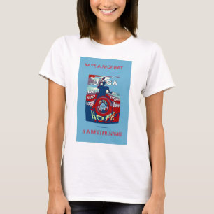 Verenigd in Hoop: Samen sterker - USA Art Print T-shirt