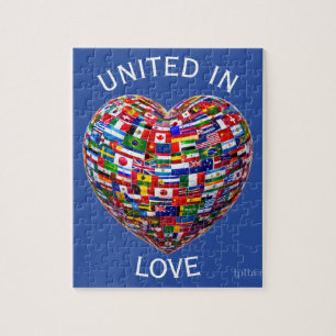 VERENIGD IN LIEFDE: HART VAN DE MENSHEID PUZZEL