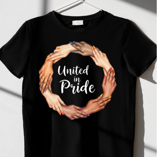 verenigd in Pride LGBTQ Mannen T-shirt