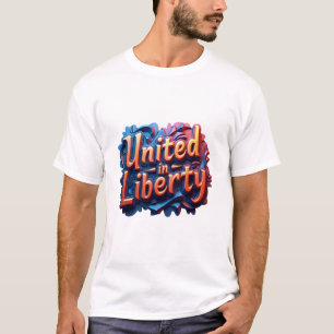 Verenigd in Vrijheid: Een Visie van Vrijheid T-shirt