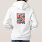 Verenigd in vrijheid hoodie (Achterkant)