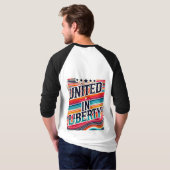 Verenigd in vrijheid t-shirt (Achterkant volledig)