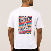 Verenigd in vrijheid t-shirt (Achterkant)