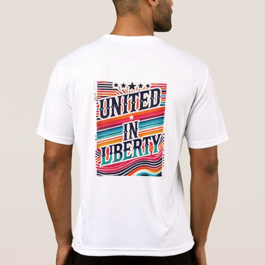 Verenigd in vrijheid t-shirt (Achterkant)