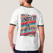 Verenigd in vrijheid t-shirt (Achterkant volledig)