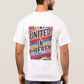 Verenigd in vrijheid t-shirt (Achterkant)