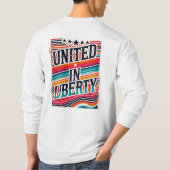Verenigd in vrijheid t-shirt (Achterkant)
