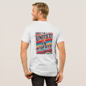Verenigd in vrijheid Tri-Blend shirt (Voorkant)