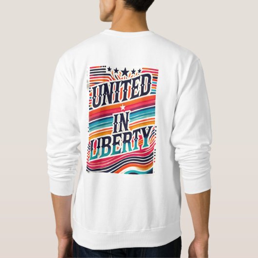 Verenigd in vrijheid trui (Achterkant)