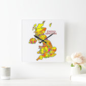 Verenigd Koninkrijk au couleur! Vierkante Klok (Huis)