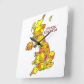 Verenigd Koninkrijk au couleur! Vierkante Klok (Hoek)