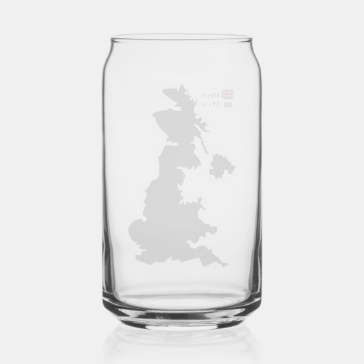 Verenigd Koninkrijk Blikvorm Glas (Achterkant)