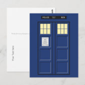 Verenigd Koninkrijk - Blue Police Public Call Box  Briefkaart (Voorkant / Achterkant)