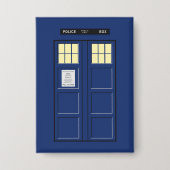 Verenigd Koninkrijk - Blue Police Public Call Box  Button (Voorkant)