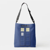 Verenigd Koninkrijk - Blue Police Public Call Box Crossbody Tas (Achterkant)
