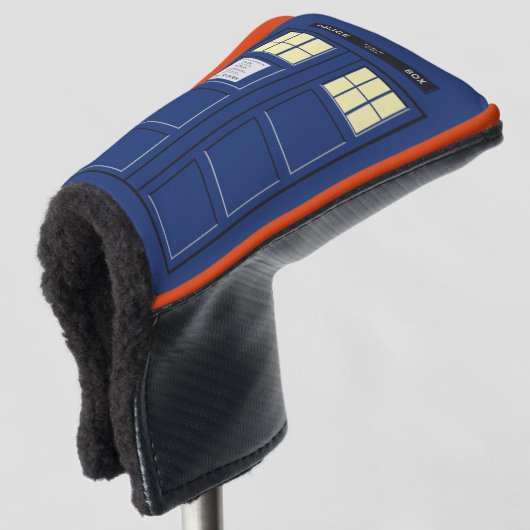 Verenigd Koninkrijk - Blue Police Public Call Box  Golfheadcover (3/4 voorkant)