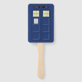 Verenigd Koninkrijk - Blue Police Public Call Box  Handwaaier (Achterkant)