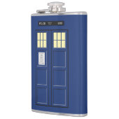 Verenigd Koninkrijk - Blue Police Public Call Box  Heupfles (Links)