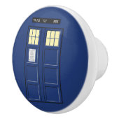 Verenigd Koninkrijk - Blue Police Public Call Box  Keramische Knop (Rechts)