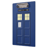 Verenigd Koninkrijk - Blue Police Public Call Box  Klembord (Links)