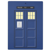 Verenigd Koninkrijk - Blue Police Public Call Box  Klembord (Achterkant)
