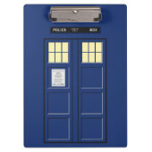 Verenigd Koninkrijk - Blue Police Public Call Box  Klembord (Voorkant)