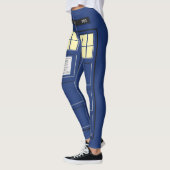 Verenigd Koninkrijk - Blue Police Public Call Box  Leggings (Links)