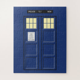 Verenigd Koninkrijk - Blue Police Public Call Box Legpuzzel