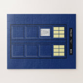 Verenigd Koninkrijk - Blue Police Public Call Box  Legpuzzel (Horizontaal)