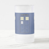 Verenigd Koninkrijk - Blue Police Public Call Box  Matglas Bierpul (Center)