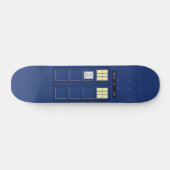 Verenigd Koninkrijk - Blue Police Public Call Box Persoonlijk Skateboard (Horizontaal)