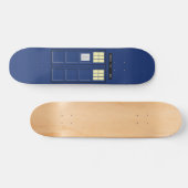 Verenigd Koninkrijk - Blue Police Public Call Box Persoonlijk Skateboard (Horizontaal)