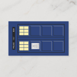Verenigd Koninkrijk - Blue Police Public Call Box Plaatskaartje