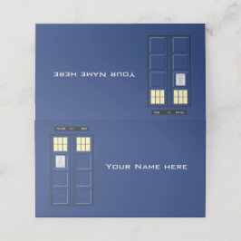 Verenigd Koninkrijk - Blue Police Public Call Box Plaatskaartje