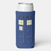 Verenigd Koninkrijk - Blue Police Public Call Box  Seltzer Blikjeskoeler (Seltzer Achterkant)