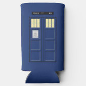 Verenigd Koninkrijk - Blue Police Public Call Box  Seltzer Blikjeskoeler (Achterkant)