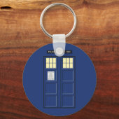 Verenigd Koninkrijk - Blue Police Public Call Box  Sleutelhanger (Voorkant)
