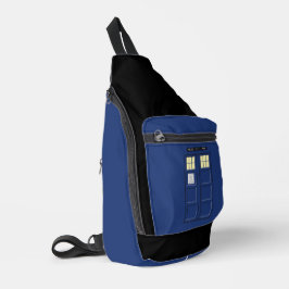 Verenigd Koninkrijk - Blue Police Public Call Box Sling Bag