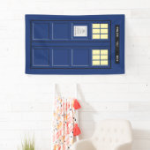 Verenigd Koninkrijk - Blue Police Public Call Box  Spandoek (Insitu)