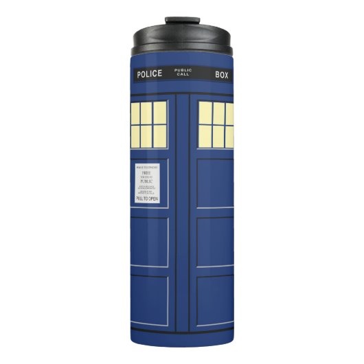 Verenigd Koninkrijk - Blue Police Public Call Box Thermosbeker (Voorkant)