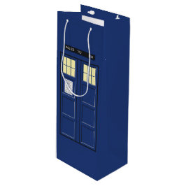Verenigd Koninkrijk - Blue Police Public Call Box Wijn Cadeautas