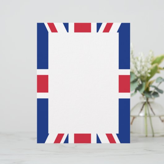 Verenigd Koninkrijk Briefhoofd Sjabloon (Staand voorkant)