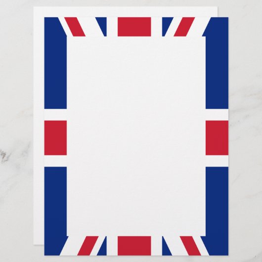 Verenigd Koninkrijk Briefhoofd Sjabloon (Voorkant / Achterkant)