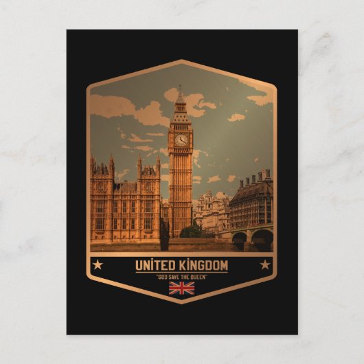 Verenigd Koninkrijk Briefkaart (Voorkant)