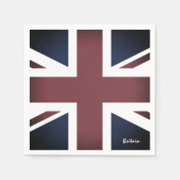  Verenigd Koninkrijk, Britse vlag Napkins, Verenig