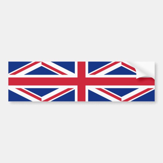 Verenigd Koninkrijk (Britse vlag) (Union Jack) (GB Bumpersticker (Voorkant)