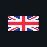 Verenigd Koninkrijk (Britse vlag) (Union Jack) (GB Canvas Afdruk<br><div class="desc">Dit ontwerp is voorzien van de nationale vlag van het Verenigd Koninkrijk, ook wel bekend als de "Union Jack". De vlag staat ook bekend als de vlag van de Royal Union in Canada. Het dateert uit het begin van de 17e eeuw, toen James I de Engelse en Ierse tongen had...</div>