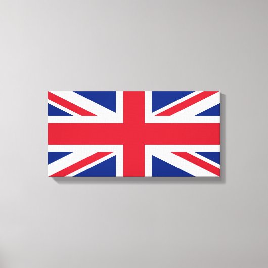 Verenigd Koninkrijk (Britse vlag) (Union Jack) (GB Canvas Afdruk (Voorkant)