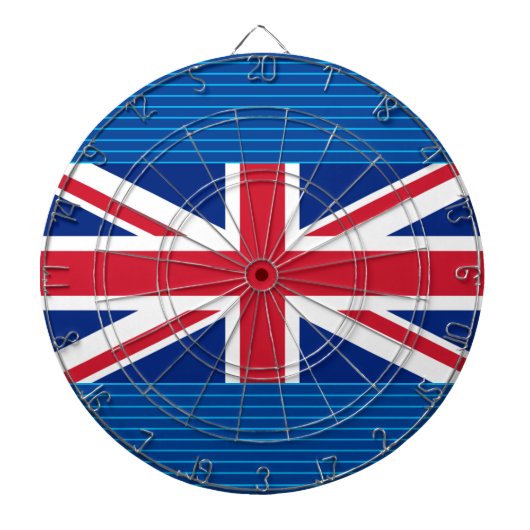 Verenigd Koninkrijk (Britse vlag) (Union Jack) (GB Dartbord (Voorkant)